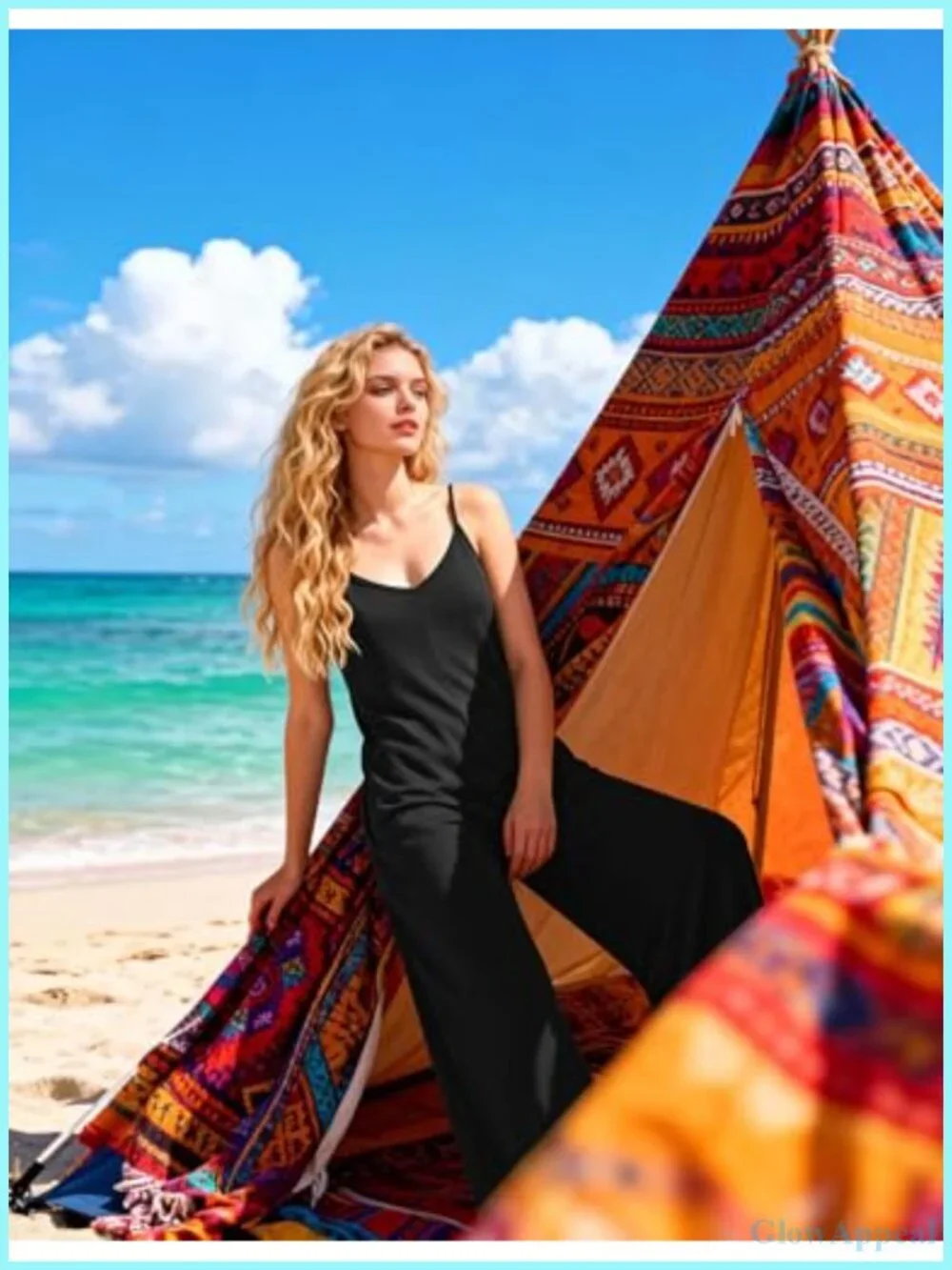 Women's Boho Jumpsuit Sleeveless Spaghetti Strap Long Pants Romper with Pockets
